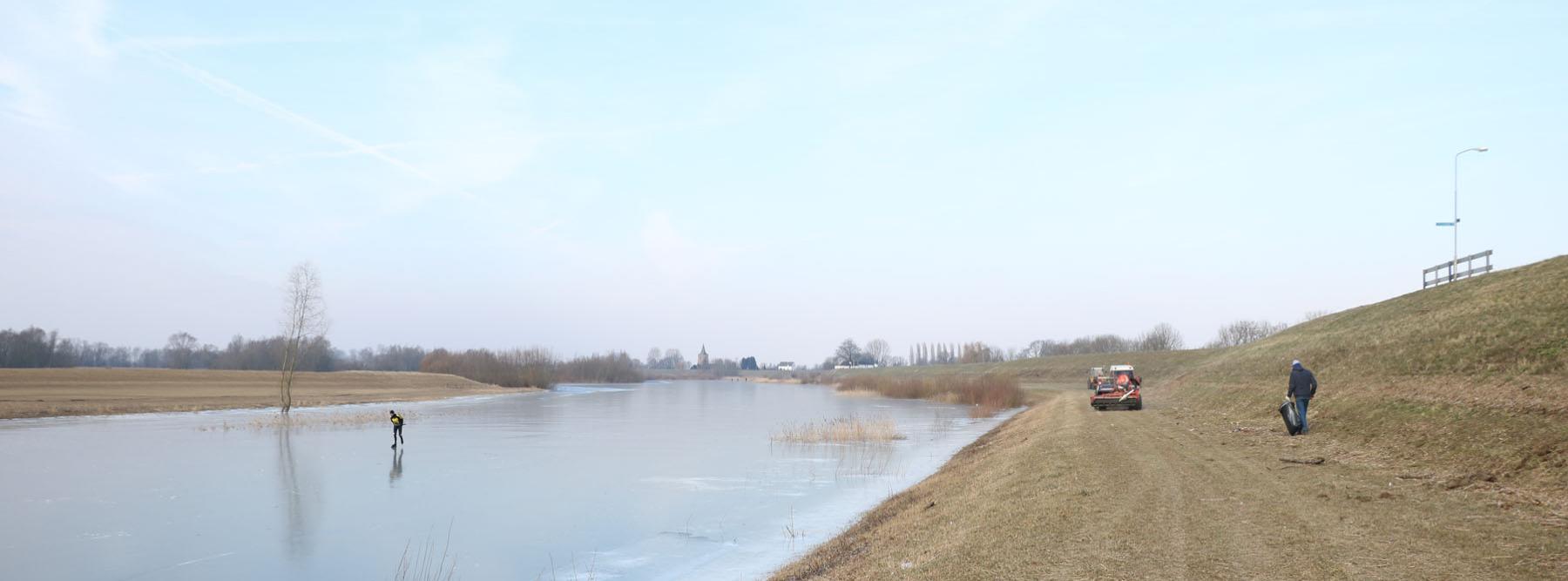 banner Drijfvuil ruimen langs Rijn en Waal