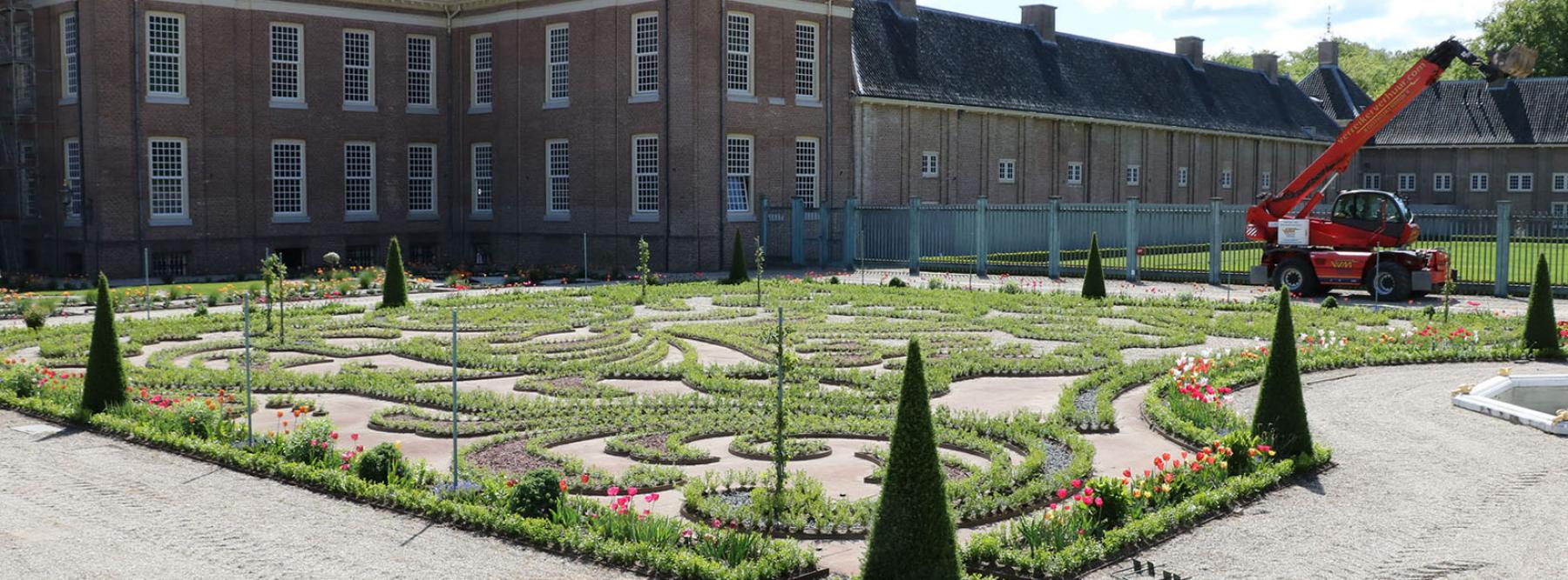 banner Renovatie Koningstuin Paleis Het Loo