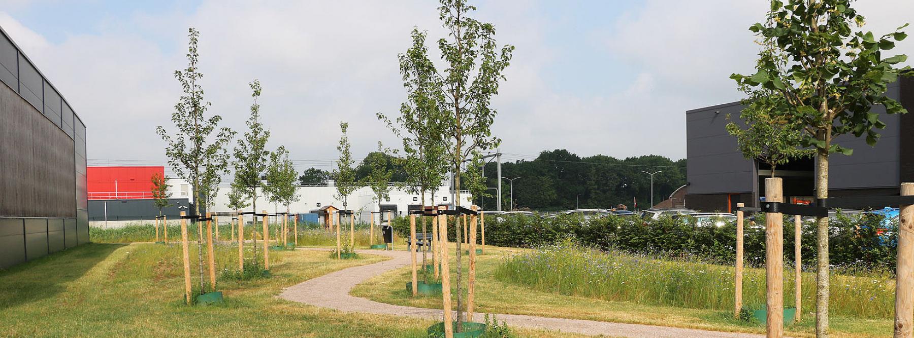 banner Groene aankleding Industrieweg Elst